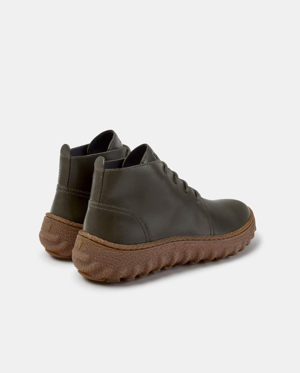 Botines de cordones de hombre ground - Camper - Verde Verde-4