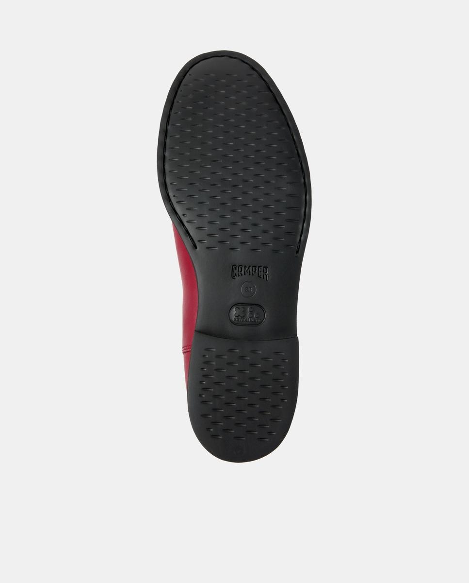 Botines de mujer iman de piel con elástico - Camper - Burdeos Burdeos-5