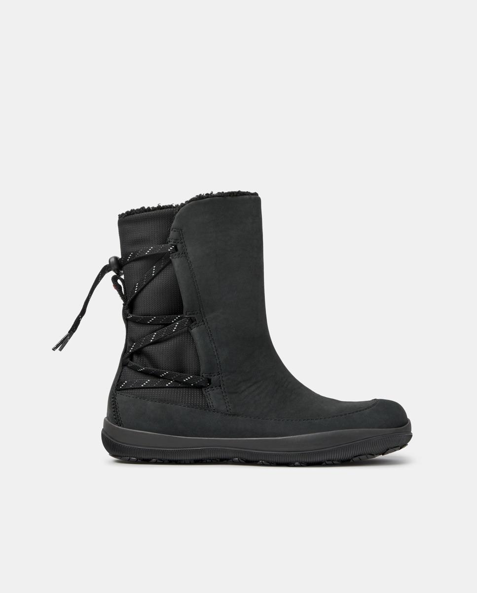 Botines de cordones de mujer de piel peu pista gm - Camper - Negro Negro-1
