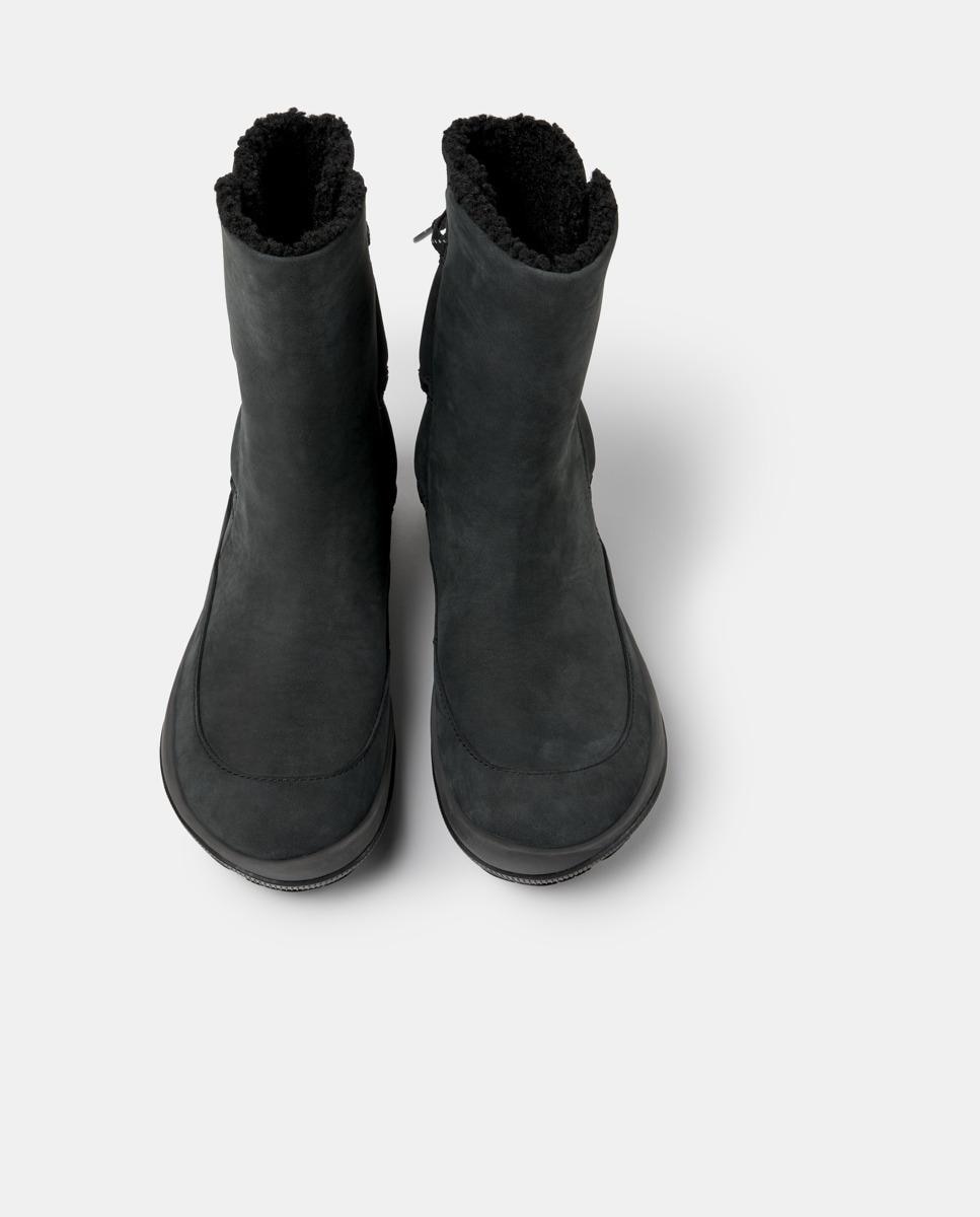 Botines de cordones de mujer de piel peu pista gm - Camper - Negro Negro-2