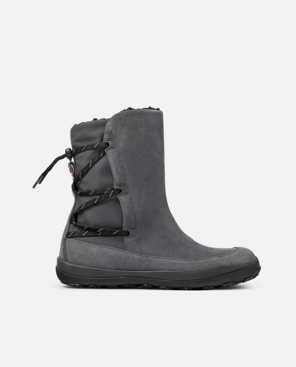 Botines de cordones de mujer de piel peu pista gm - Camper - Gris Gris-1