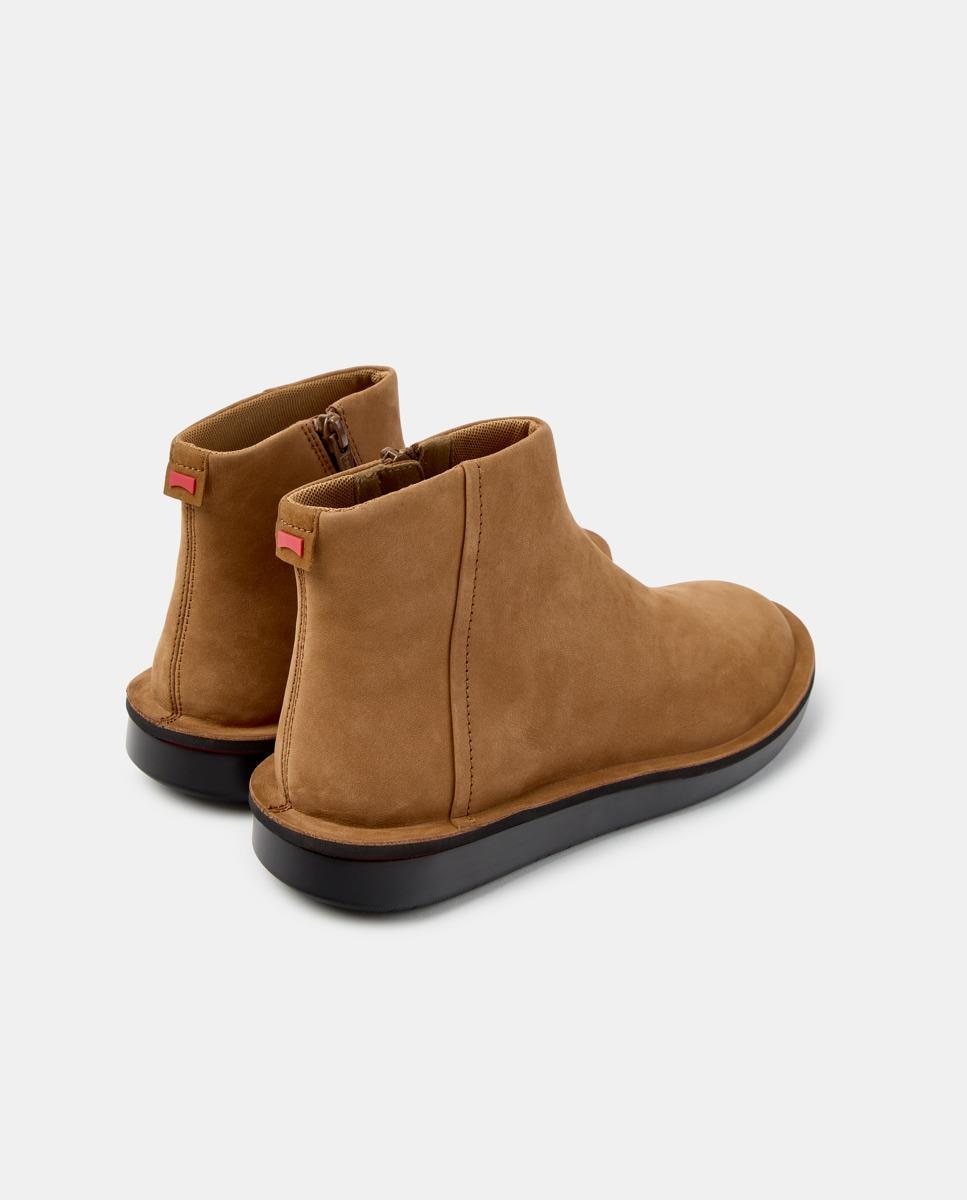 Botines de piel de mujer formiga - Camper - Marrón Marrón-4