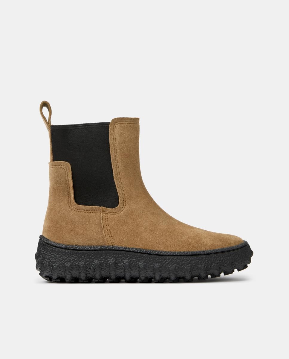 Botines chelsea de piel de mujer ground - Camper - Marrón claro Marrón claro-1