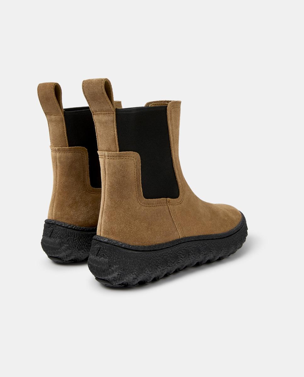 Botines chelsea de piel de mujer ground - Camper - Marrón claro Marrón claro-4