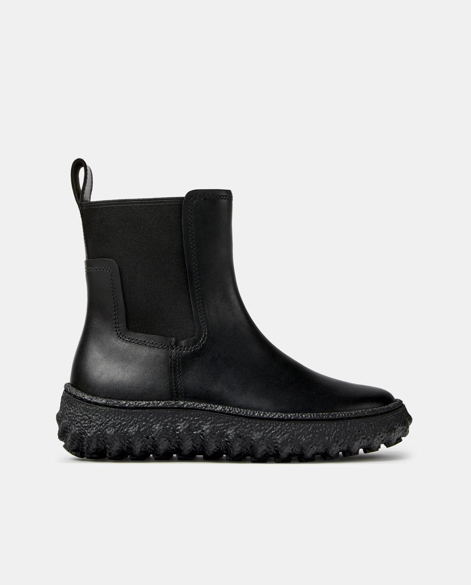 Botines chelsea de piel de mujer ground - Camper - Negro Negro-1