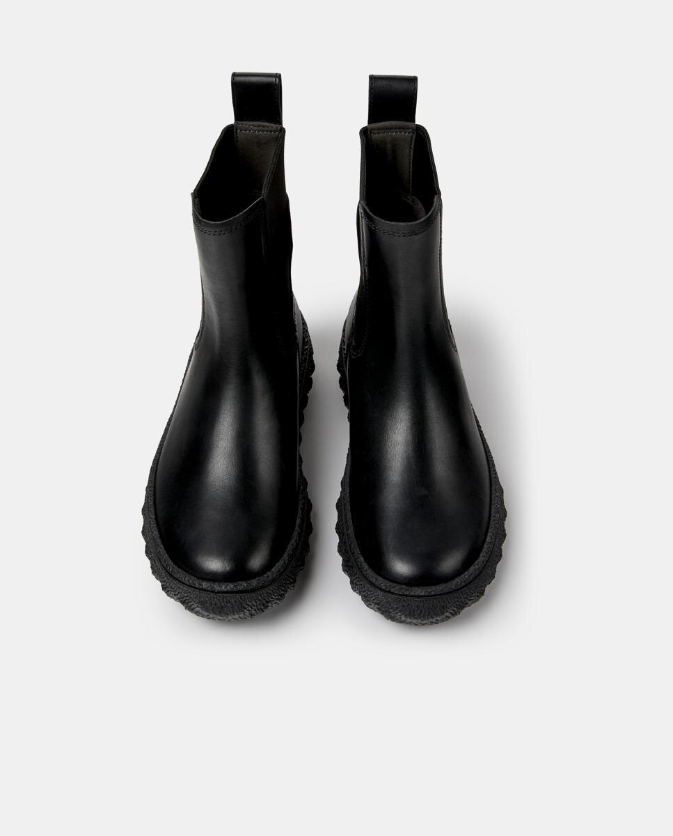 Botines chelsea de piel de mujer ground - Camper - Negro Negro-2