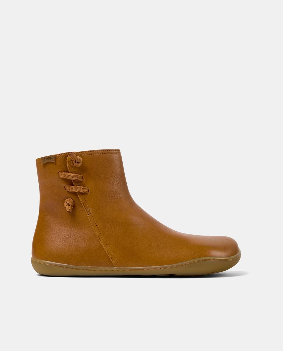 Botines de piel de mujer peu cami - Camper - Camel Camel-1
