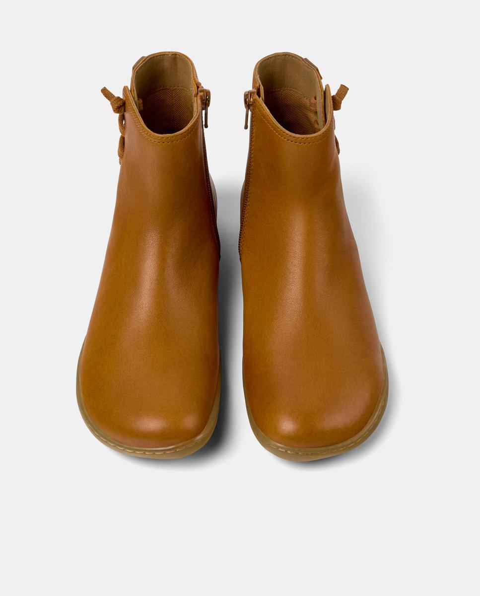 Botines de piel de mujer peu cami - Camper - Camel Camel-2
