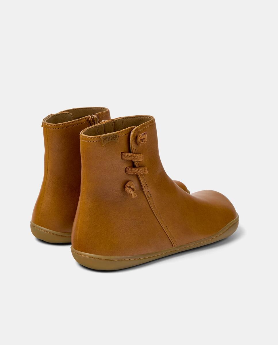 Botines de piel de mujer peu cami - Camper - Camel Camel-4