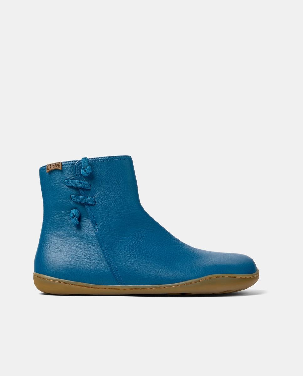 Botines de piel de mujer peu cami - Camper - Azul Azul-1