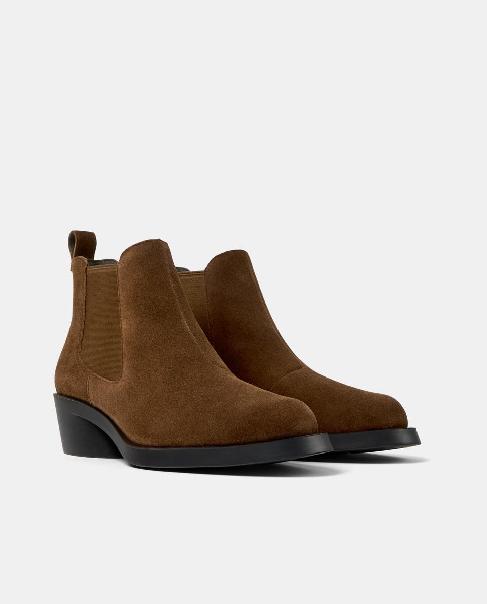 Botines chelsea de piel de mujer bonnie - Camper - Marrón Marrón-3