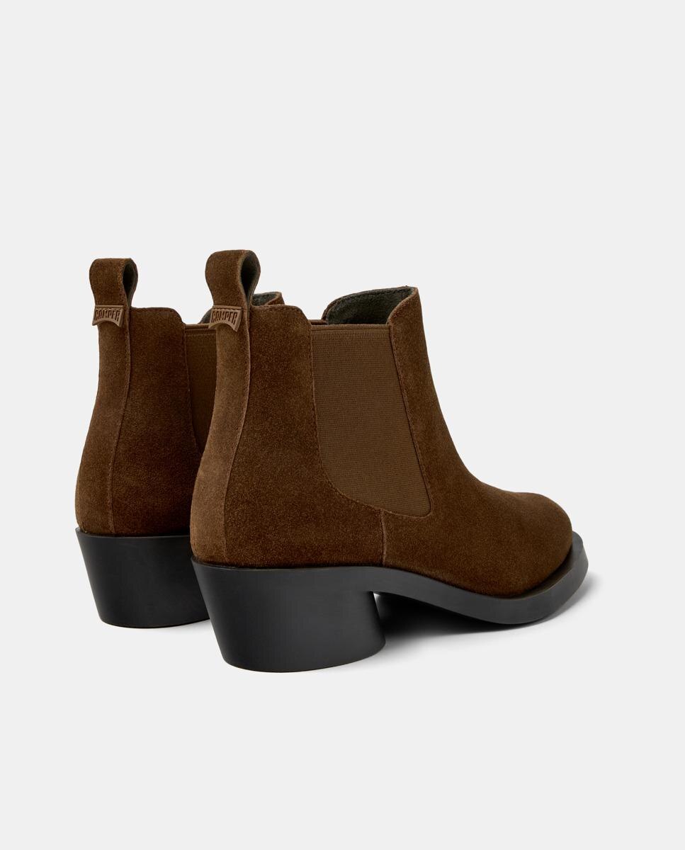 Botines chelsea de piel de mujer bonnie - Camper - Marrón Marrón-4