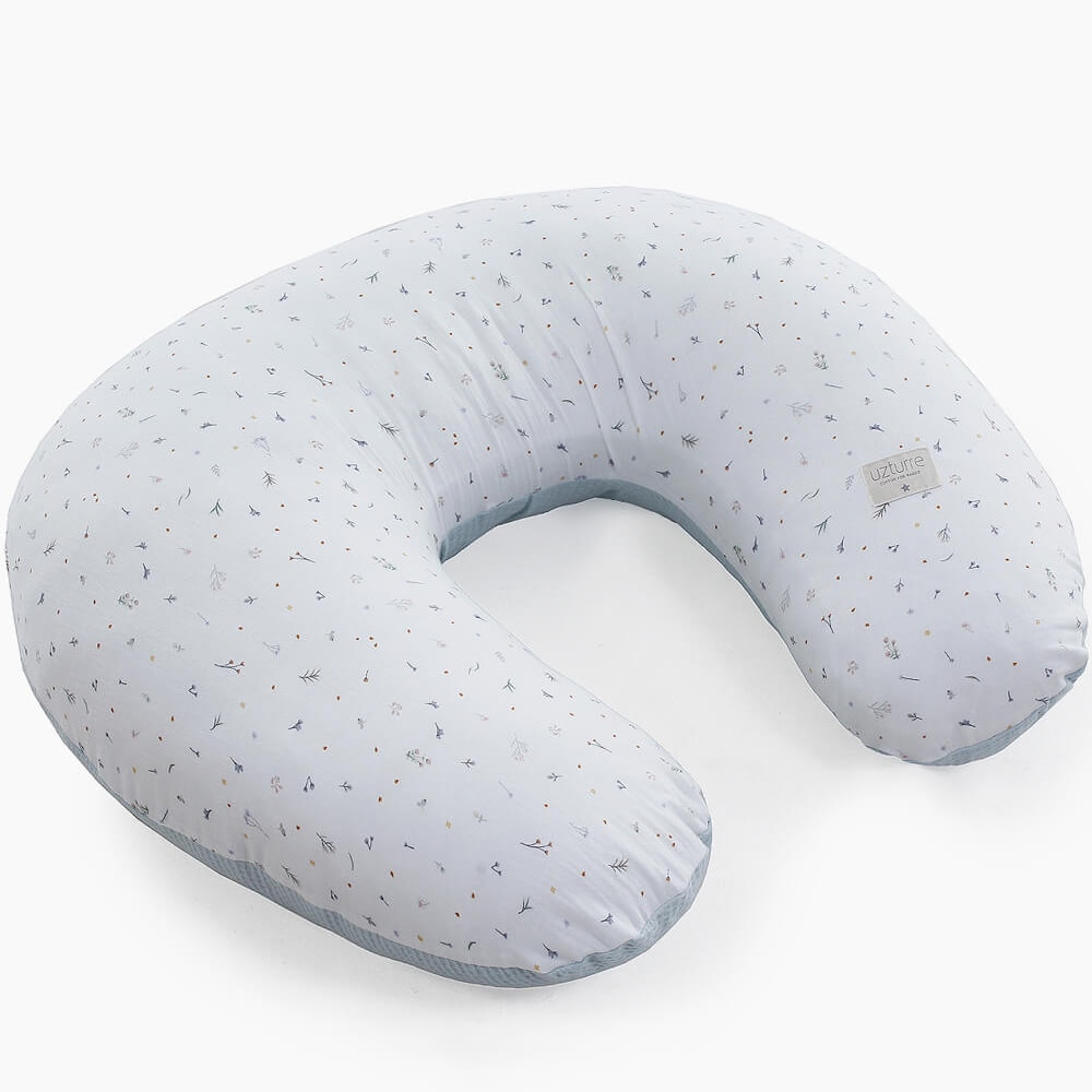 Imagen 0 de Almohada de lacatancia Uzturre 60x60 estampado floral Verde menta
