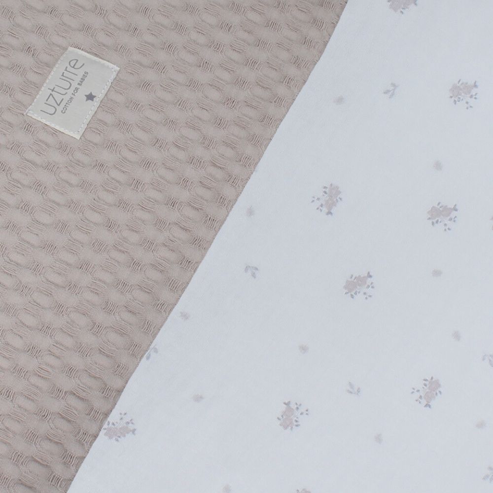 Colcha y protector de cuna Uzturre 60x120 Clea - Natural Natural-2
