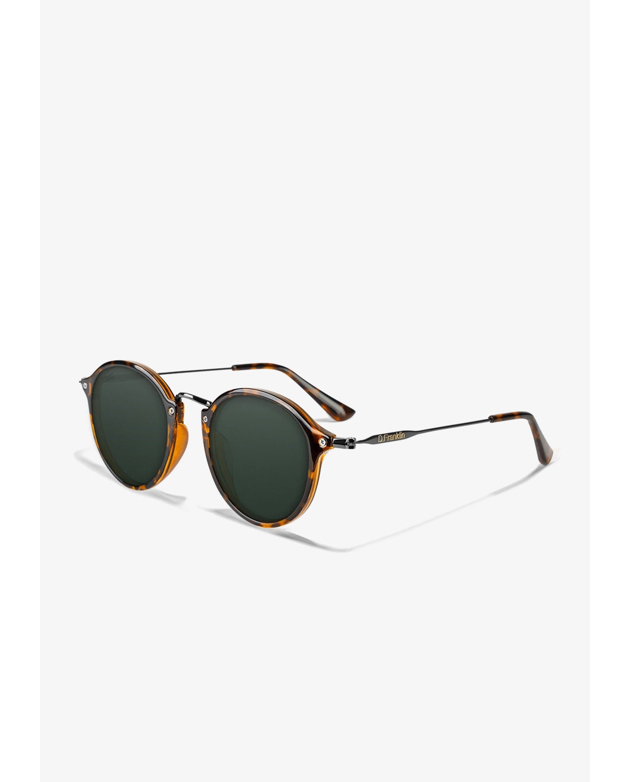 Gafas de sol unisex con forma redonda roller - D.Franklin - Marrón Marrón-3