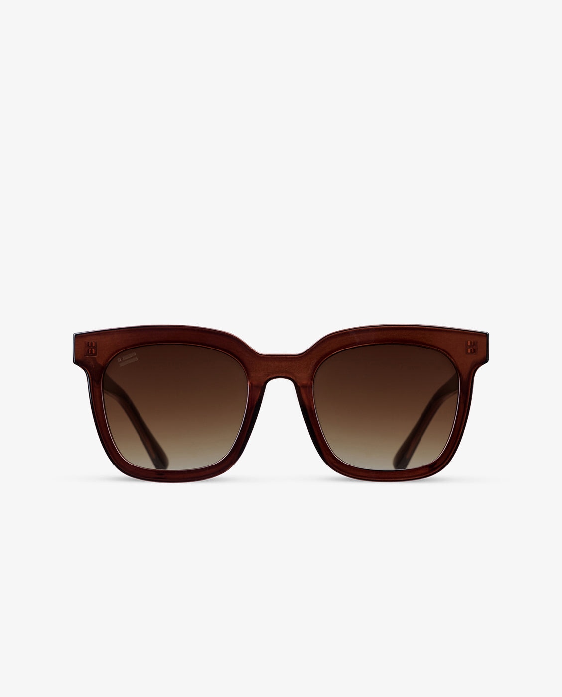 Gafas de sol unisex con forma cuadrada 993 - D.Franklin - Marrón Marrón-1