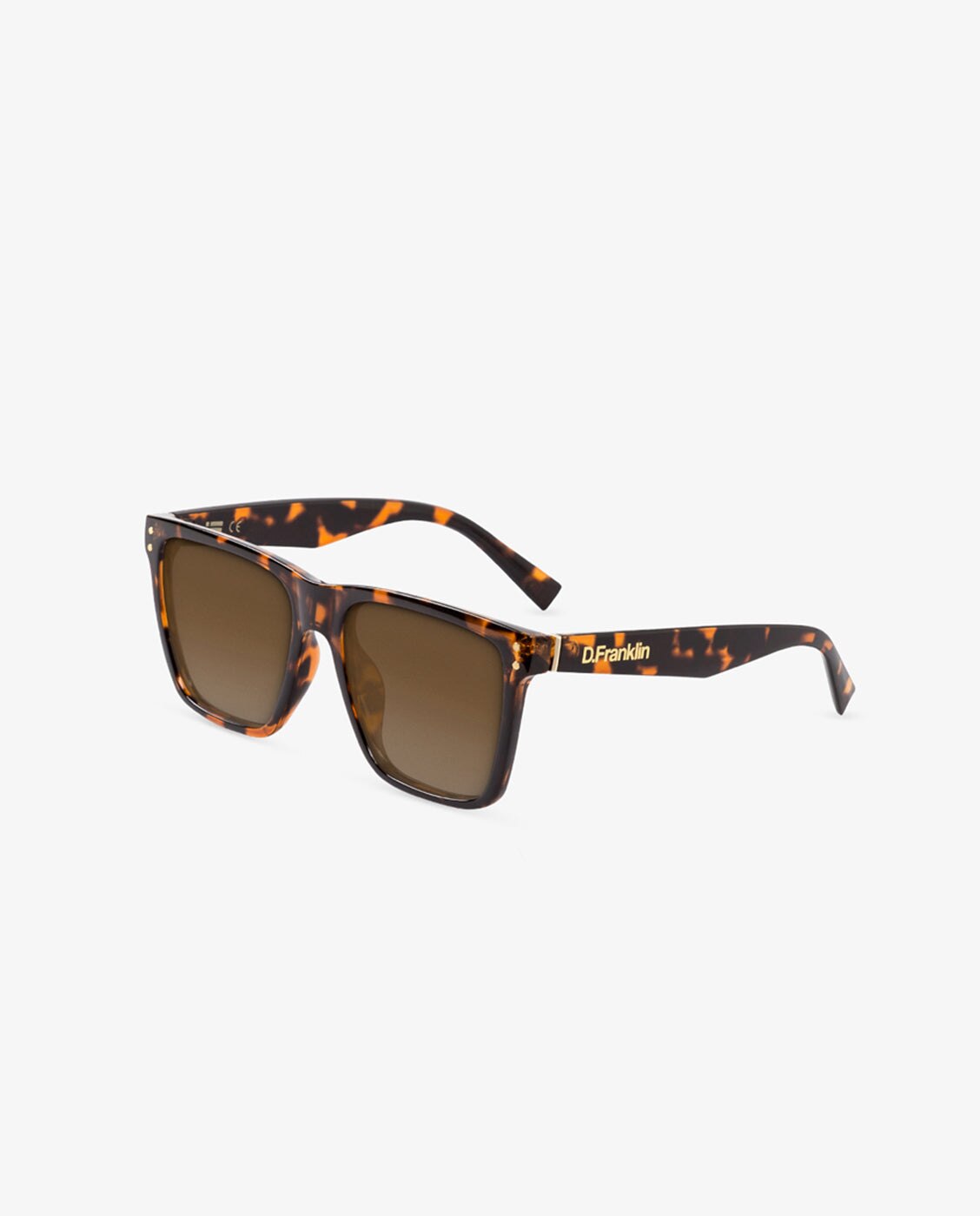 Gafas de sol unisex con forma cuadrada roosevelt ii - D.Franklin - Marrón Marrón-3