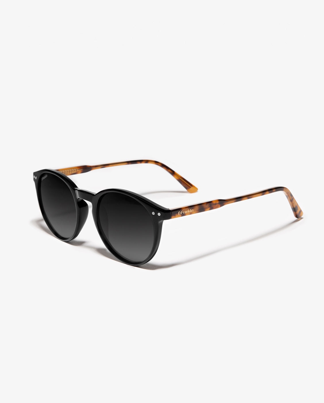 Gafas de sol unisex con forma redonda ultra light max - D.Franklin - Negro Negro-3