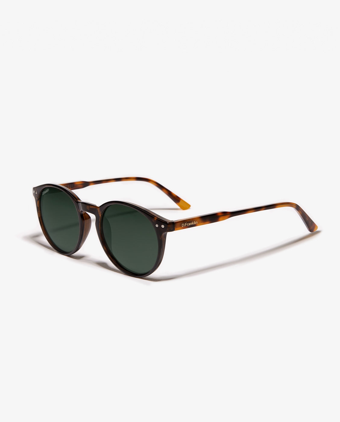 Gafas de sol unisex con forma redonda ultra light max - D.Franklin - Marrón Marrón-3
