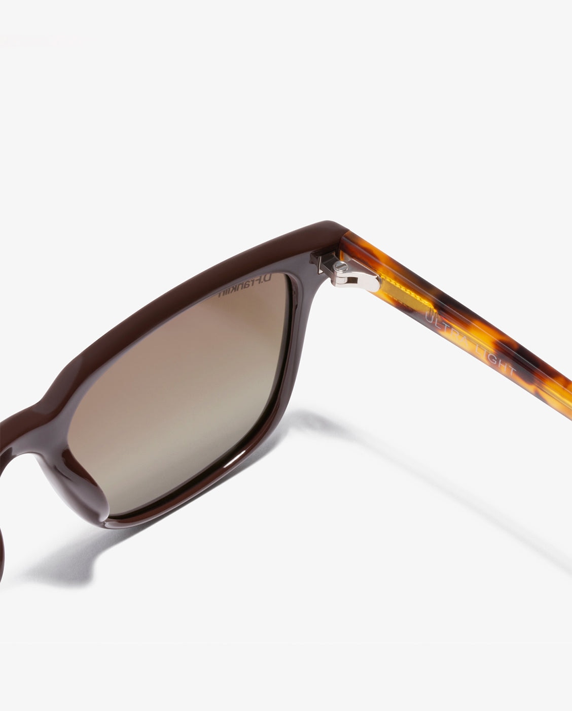 Gafas de sol unisex con forma rectangular ultra light sq low - D.Franklin - Marrón Marrón-2
