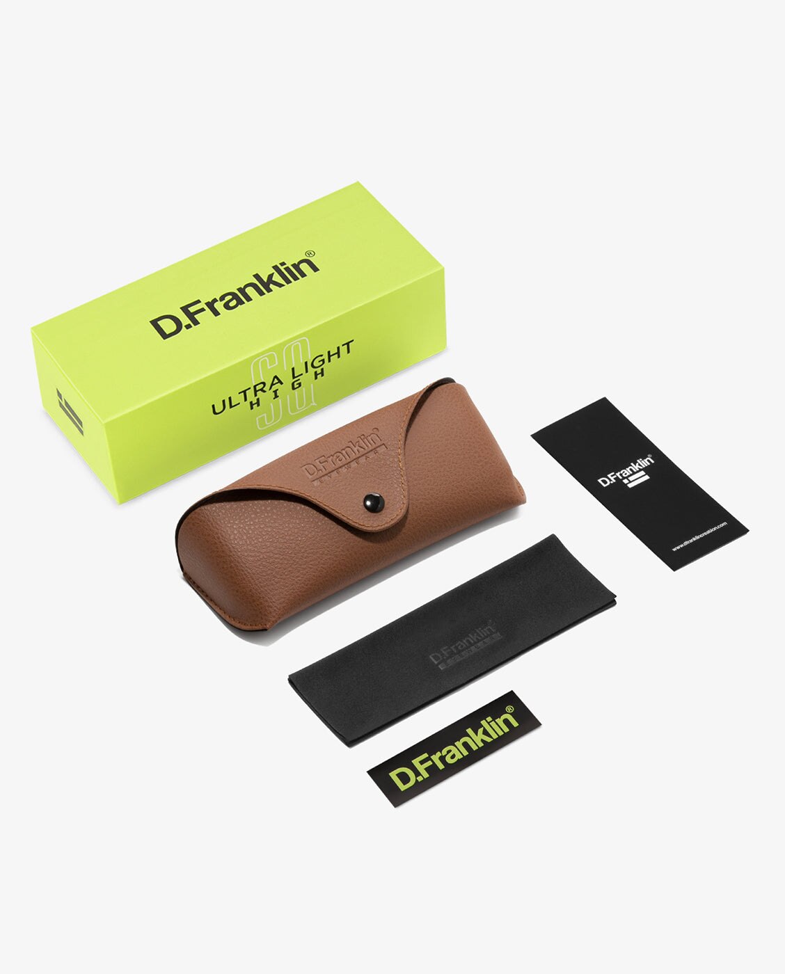 Gafas de sol unisex con forma cuadrada ultra light sq high - D.Franklin - Marrón Marrón-4