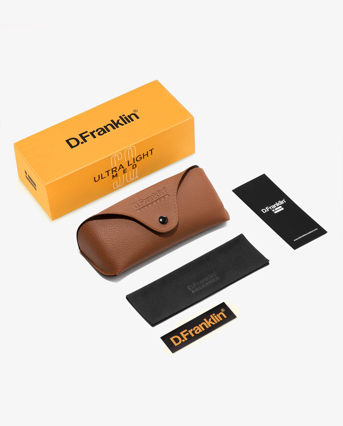 Gafas de sol unisex con forma cuadrada ultra light sq med - D.Franklin - Negro Negro-4