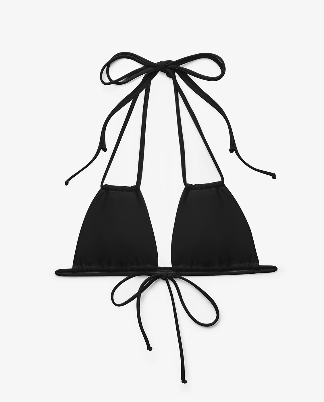 Top bikini tipo triángulo akira - Kalk - Negro Negro-4