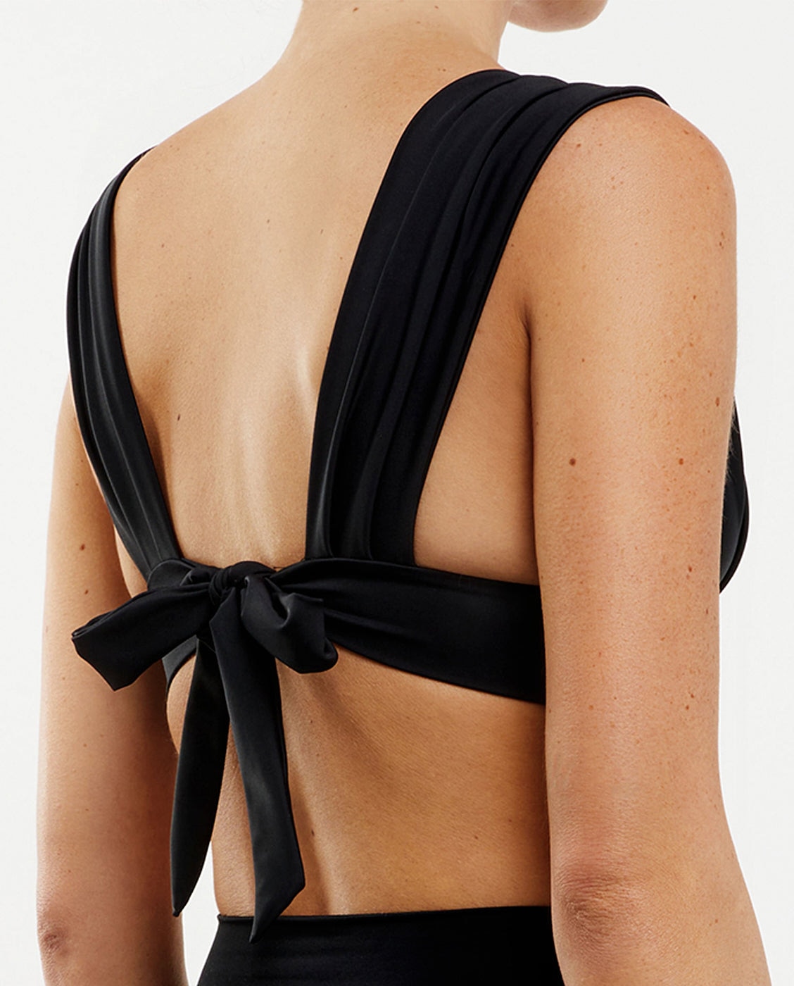 Top bikini con escote en v hanan - Kalk - Negro Negro-2