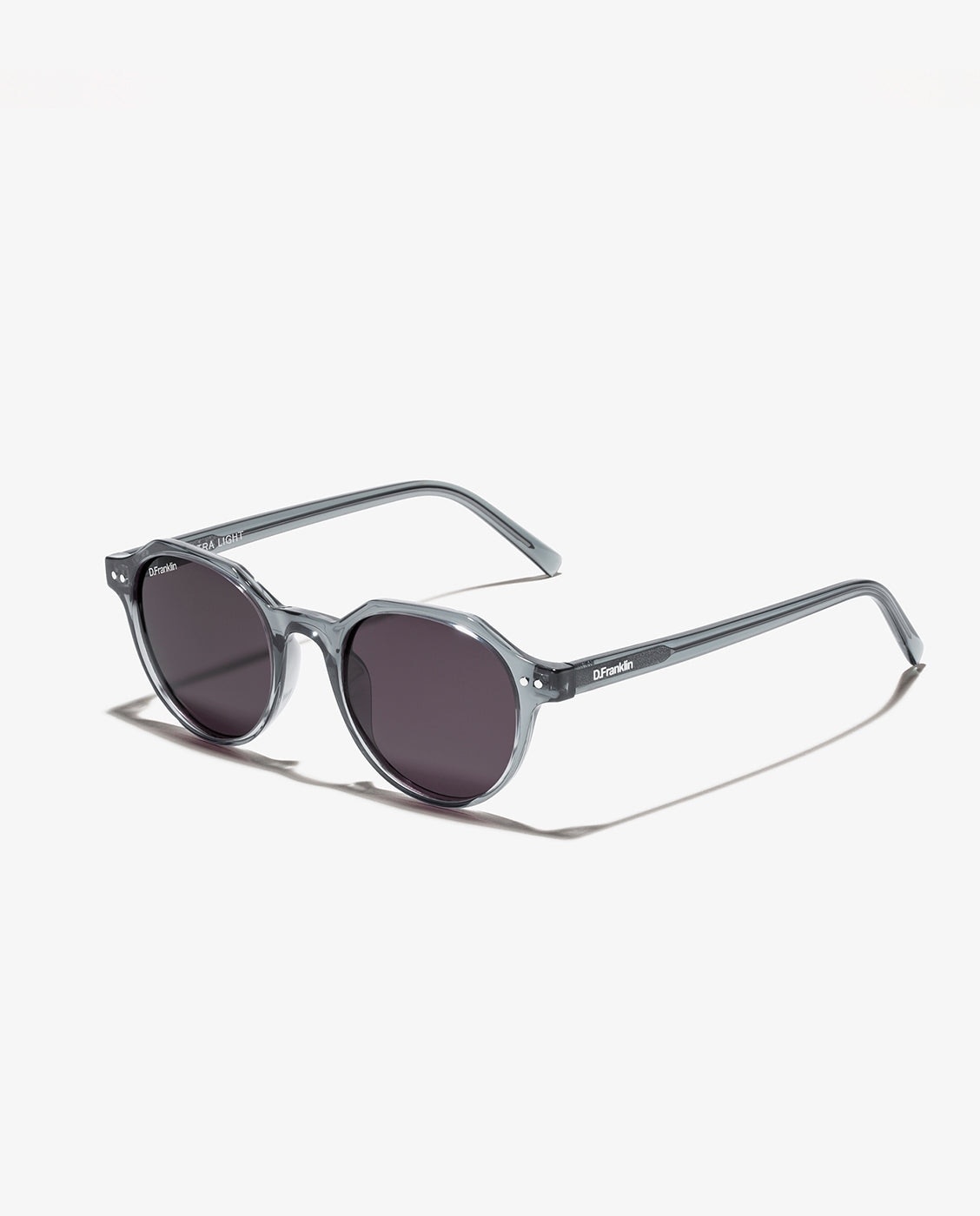Gafas de sol de mujer con forma geométrica ultra light s round - D.Franklin - Gris Gris-3
