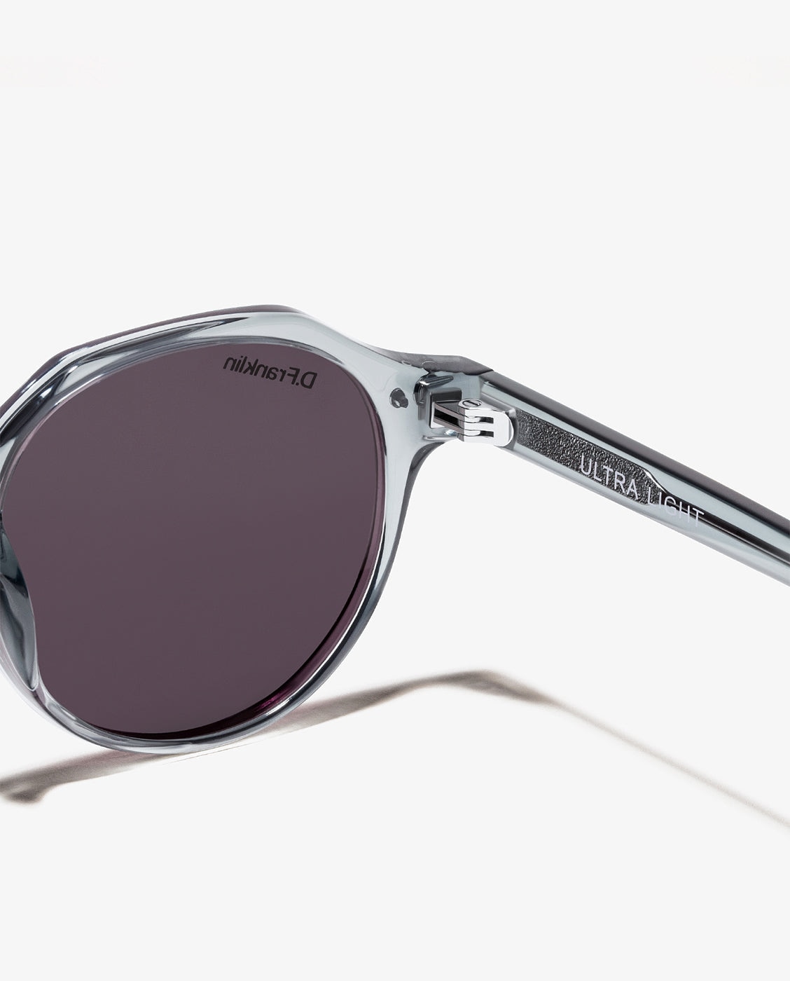 Gafas de sol de mujer con forma geométrica ultra light s round - D.Franklin - Gris Gris-2