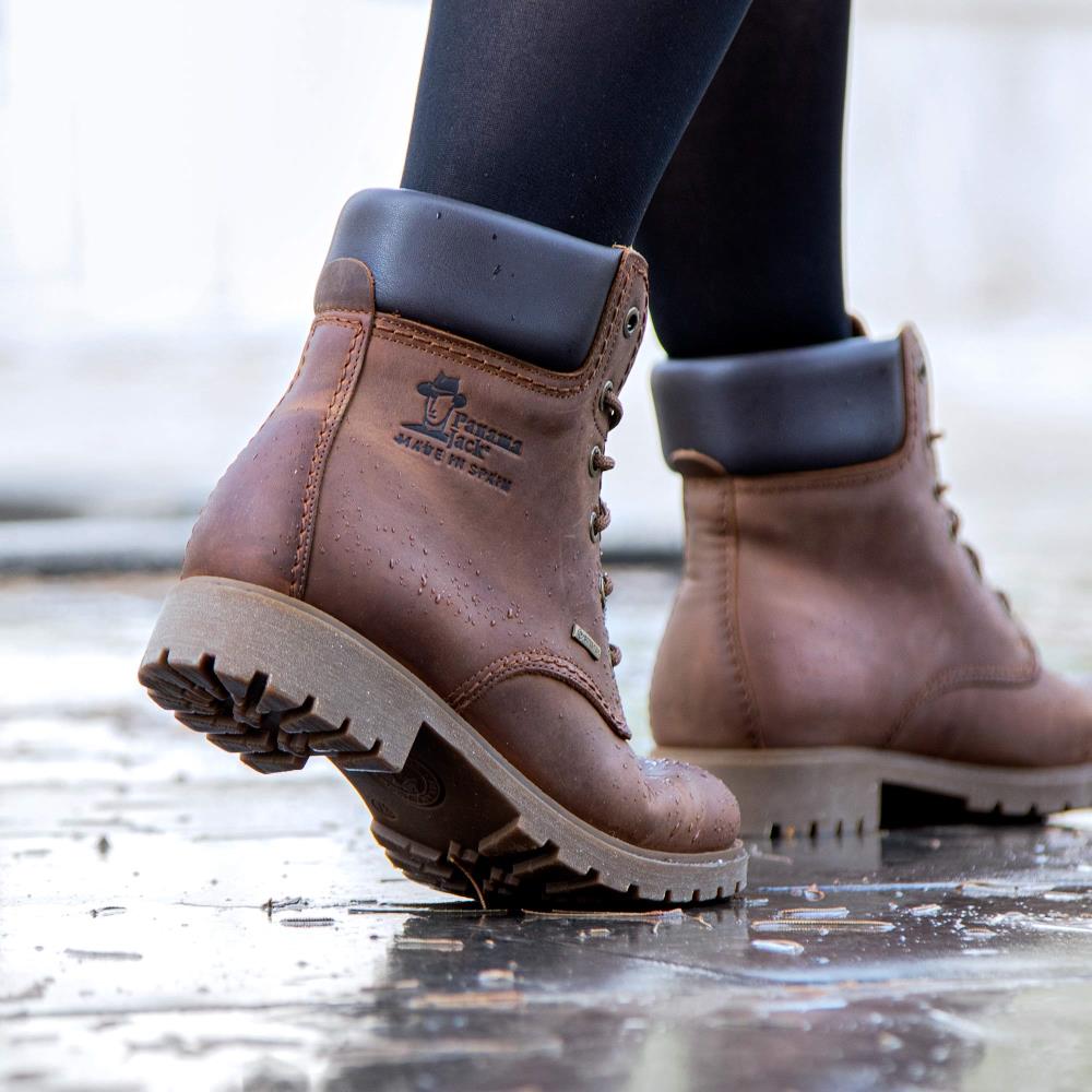 Botas militares en piel con forro de goretex - Panama Jack - Cuero Cuero-7
