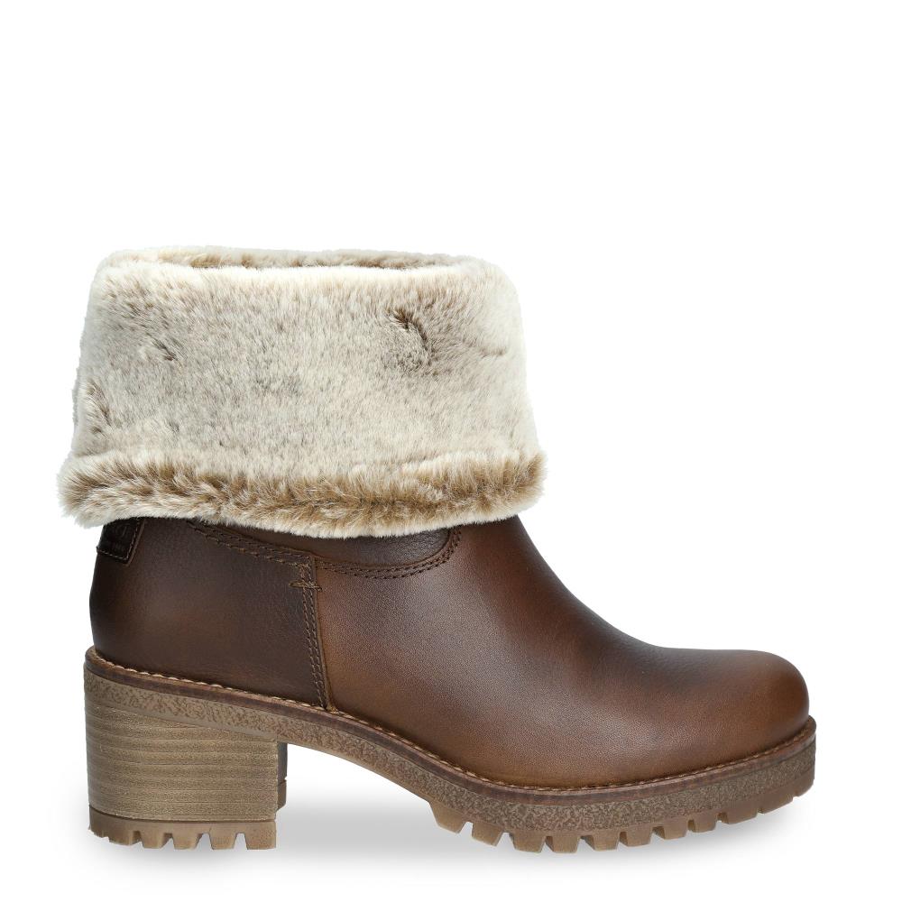 Botas en piel con forro de pelo sintético - Panama Jack - Cuero Cuero-8