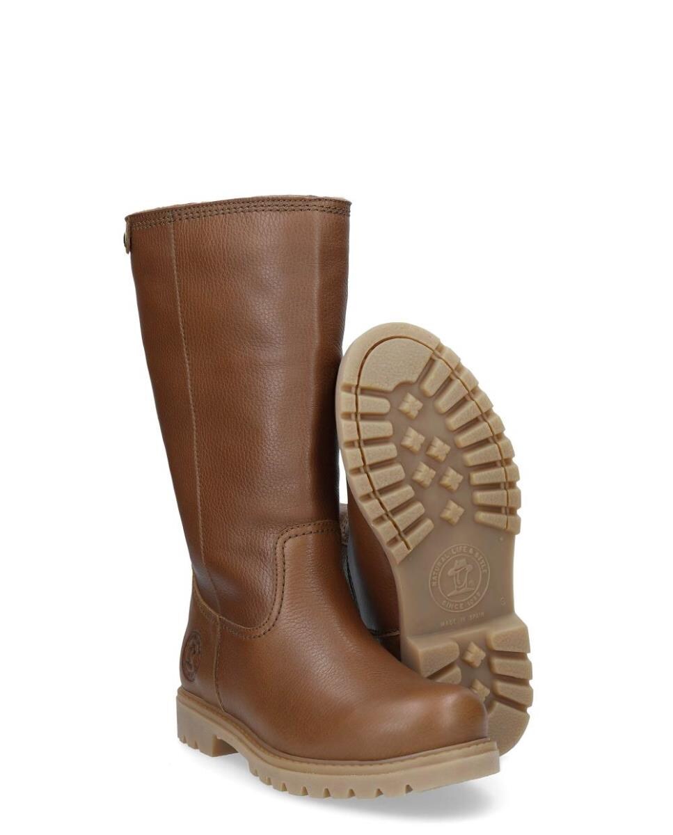 Botas de mujer en piel con forro de pelo natural · Panama Jack