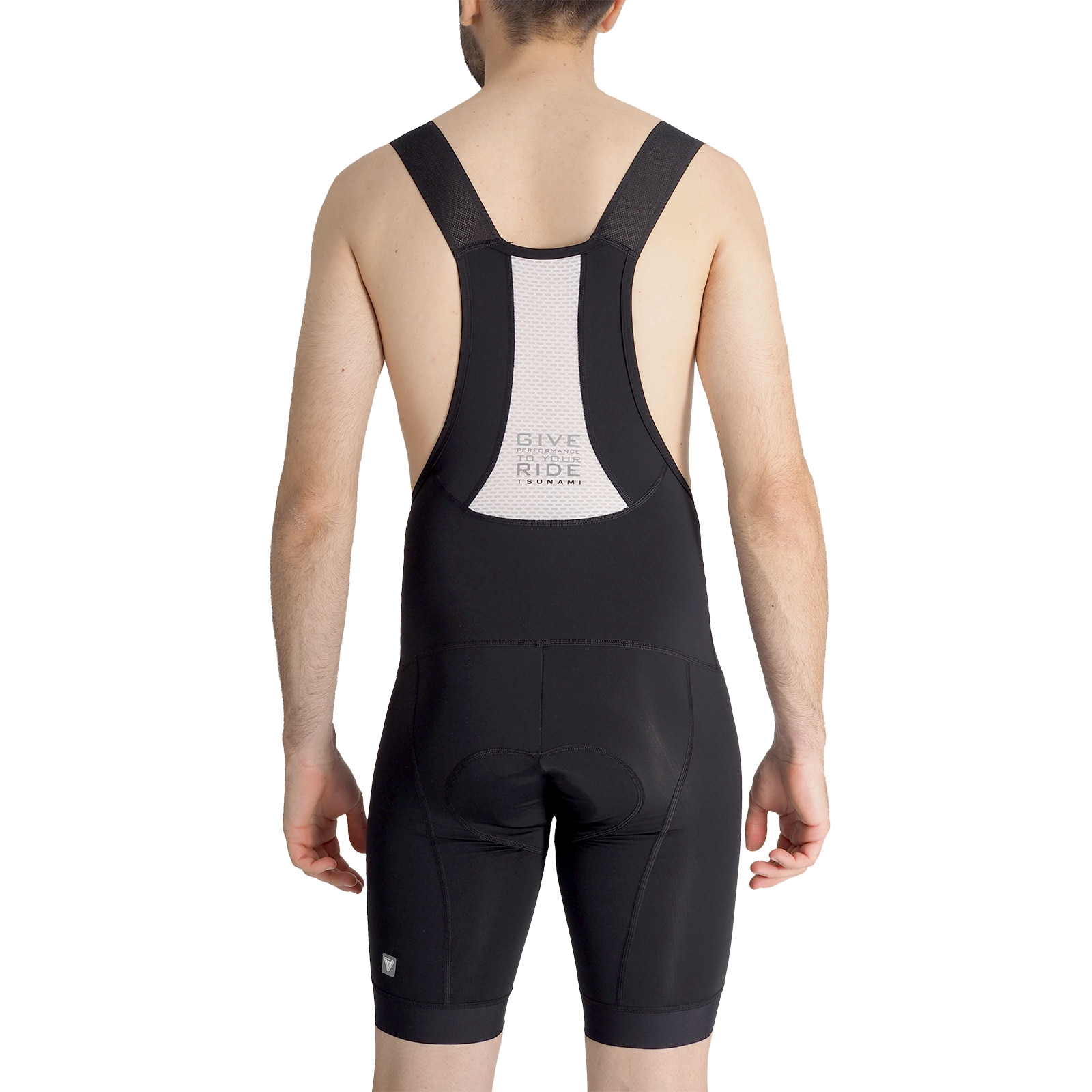Imagen 3 de Culotte de ciclismo de hombre Mortirolo Tsunami - Negro Negro