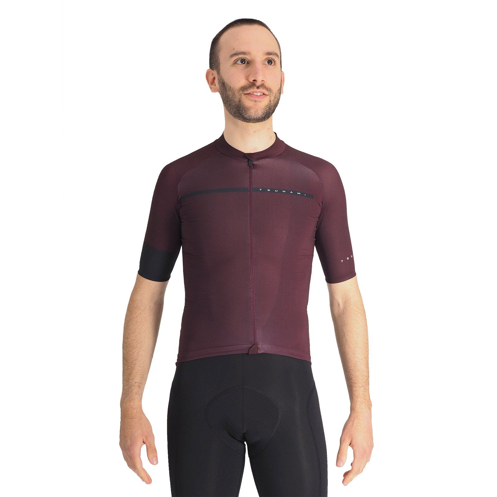 Maillot ciclismo de hombre Stelvio Tsunami - Burdeos Burdeos-1