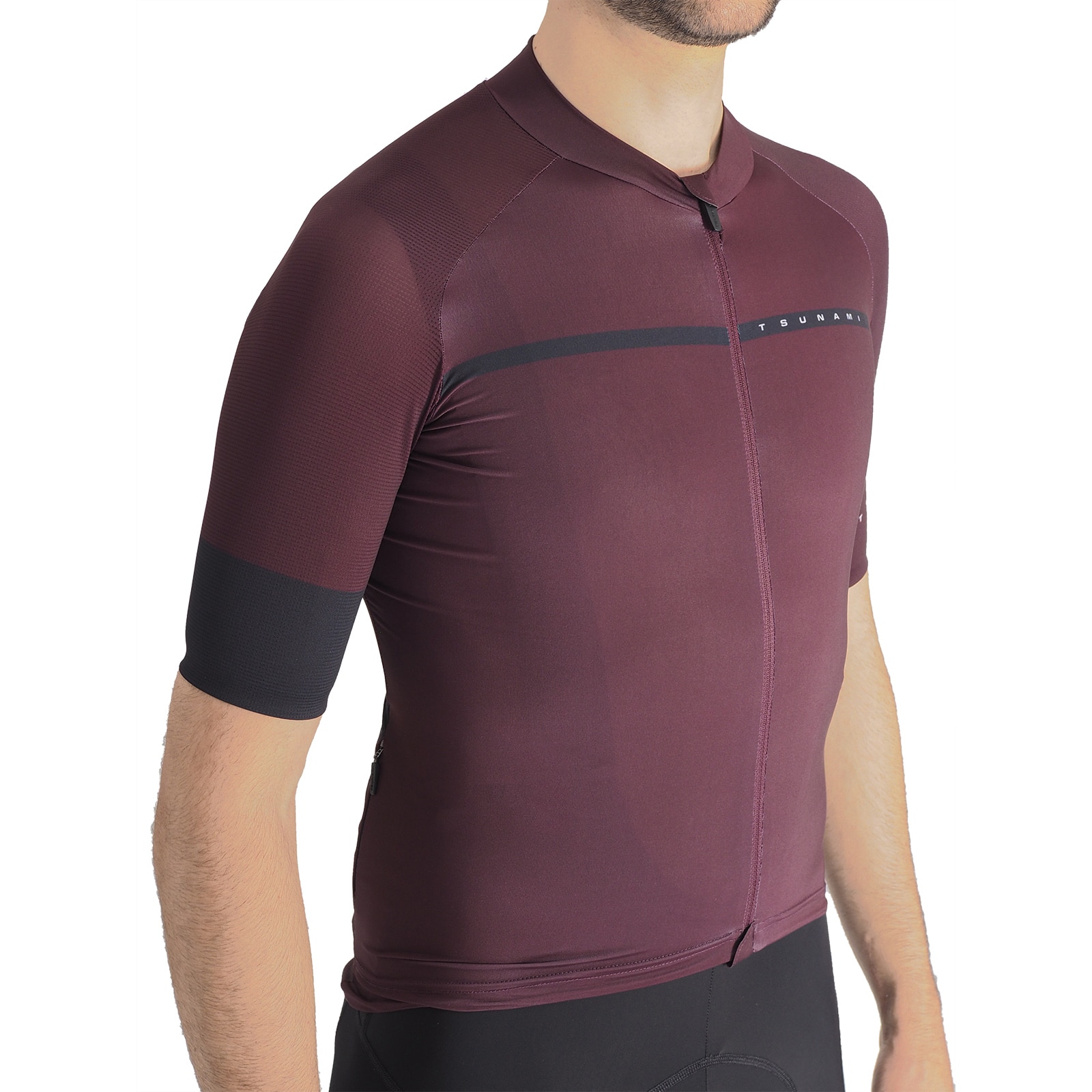 Maillot ciclismo de hombre Stelvio Tsunami - Burdeos Burdeos-3