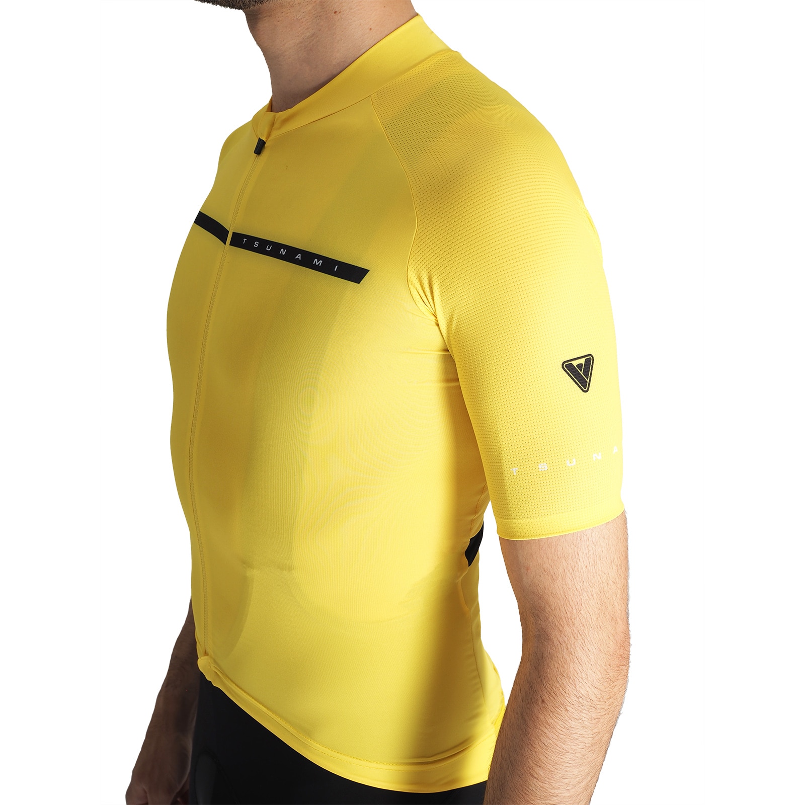 Maillot ciclismo de hombre Stelvio Tsunami - Amarillo Amarillo-2