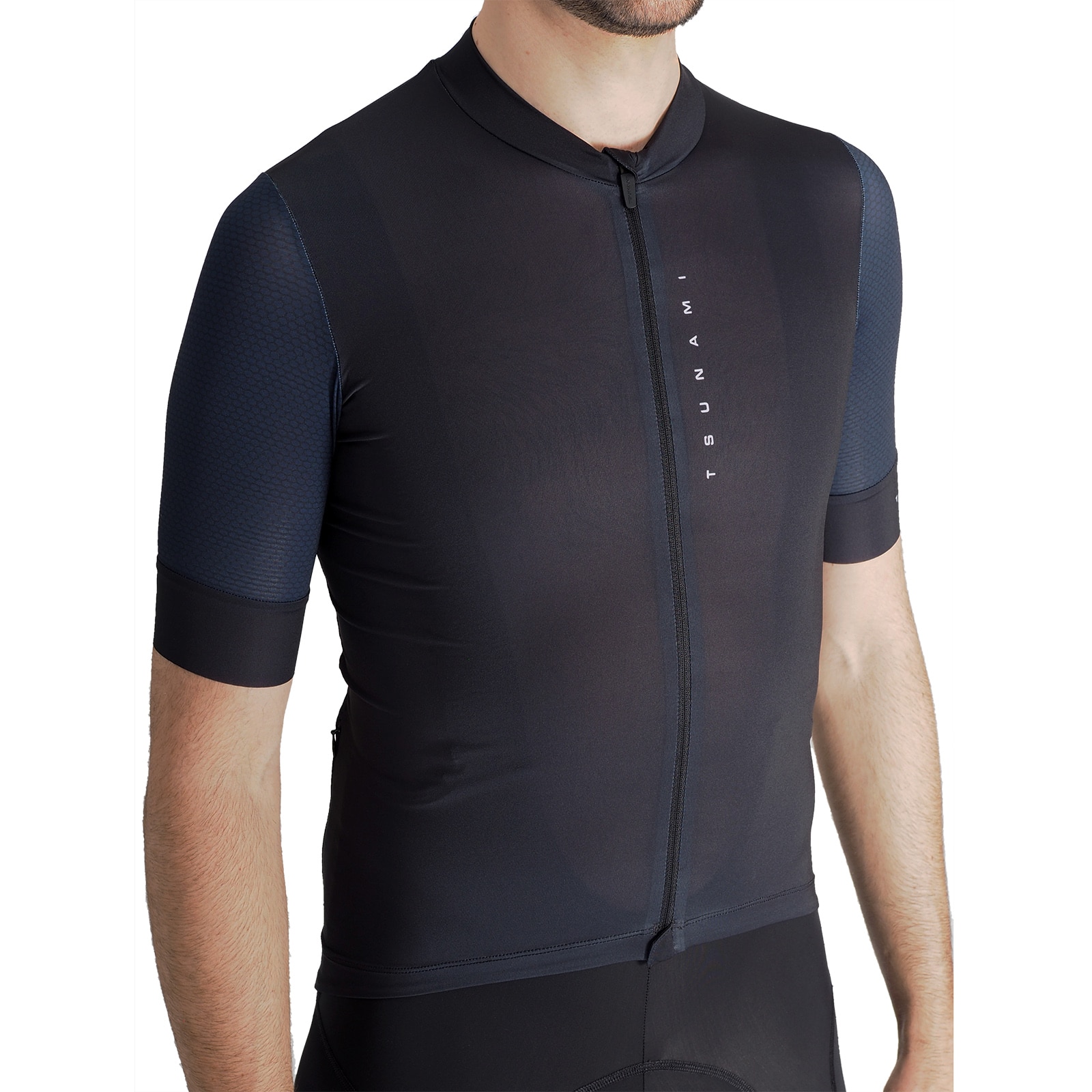 Maillot ciclismo de hombre Peyresourde Tsunami - Negro Negro-3