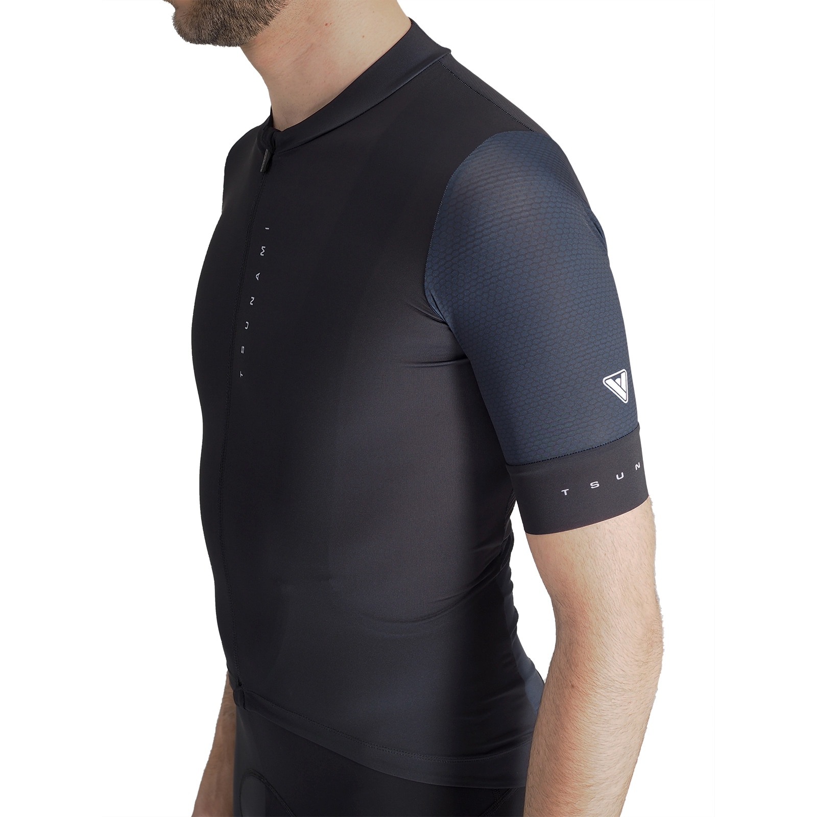 Maillot ciclismo de hombre Peyresourde Tsunami - Negro Negro-4