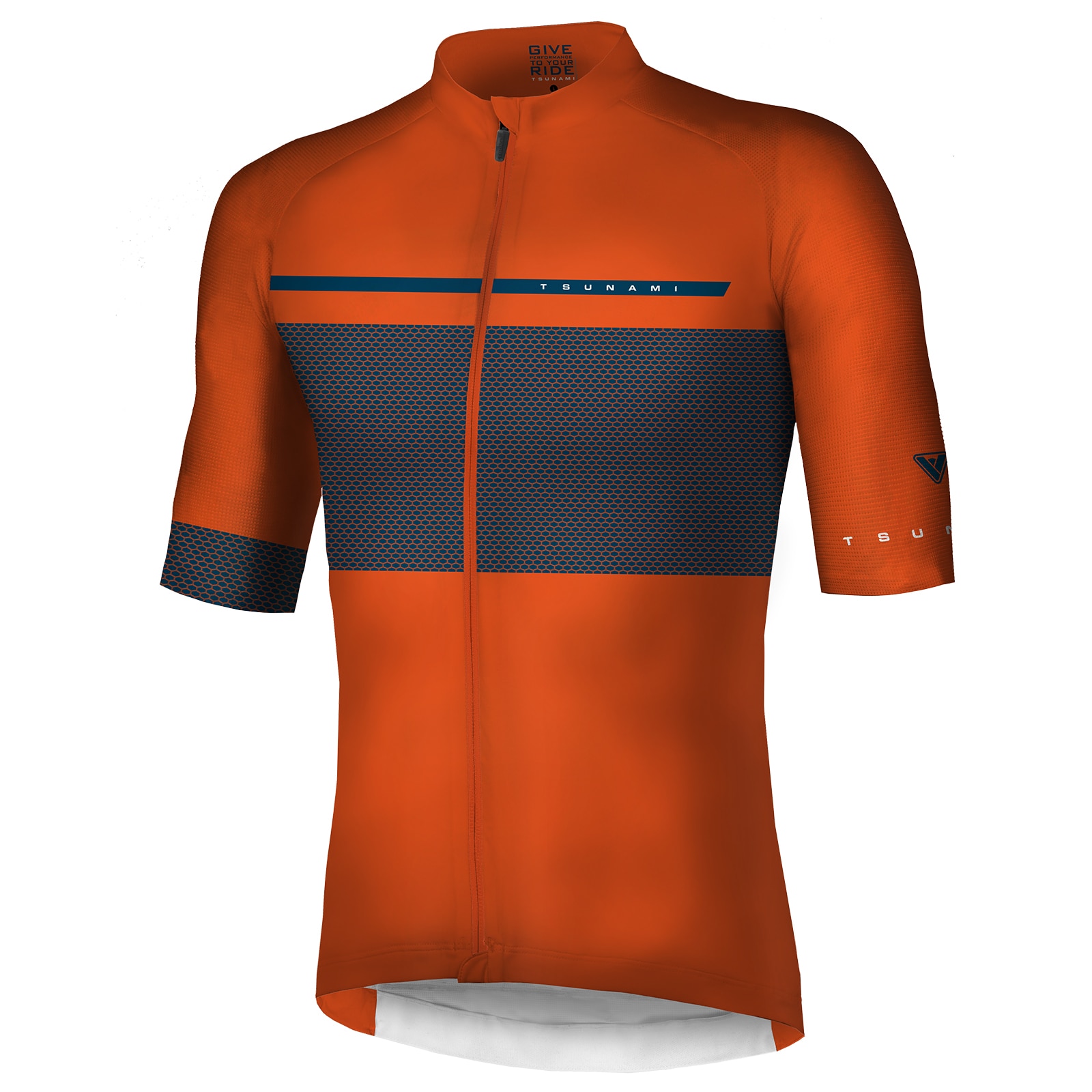 Maillot ciclismo de hombre Tourmalet Tsunami - Naranja Naranja-1