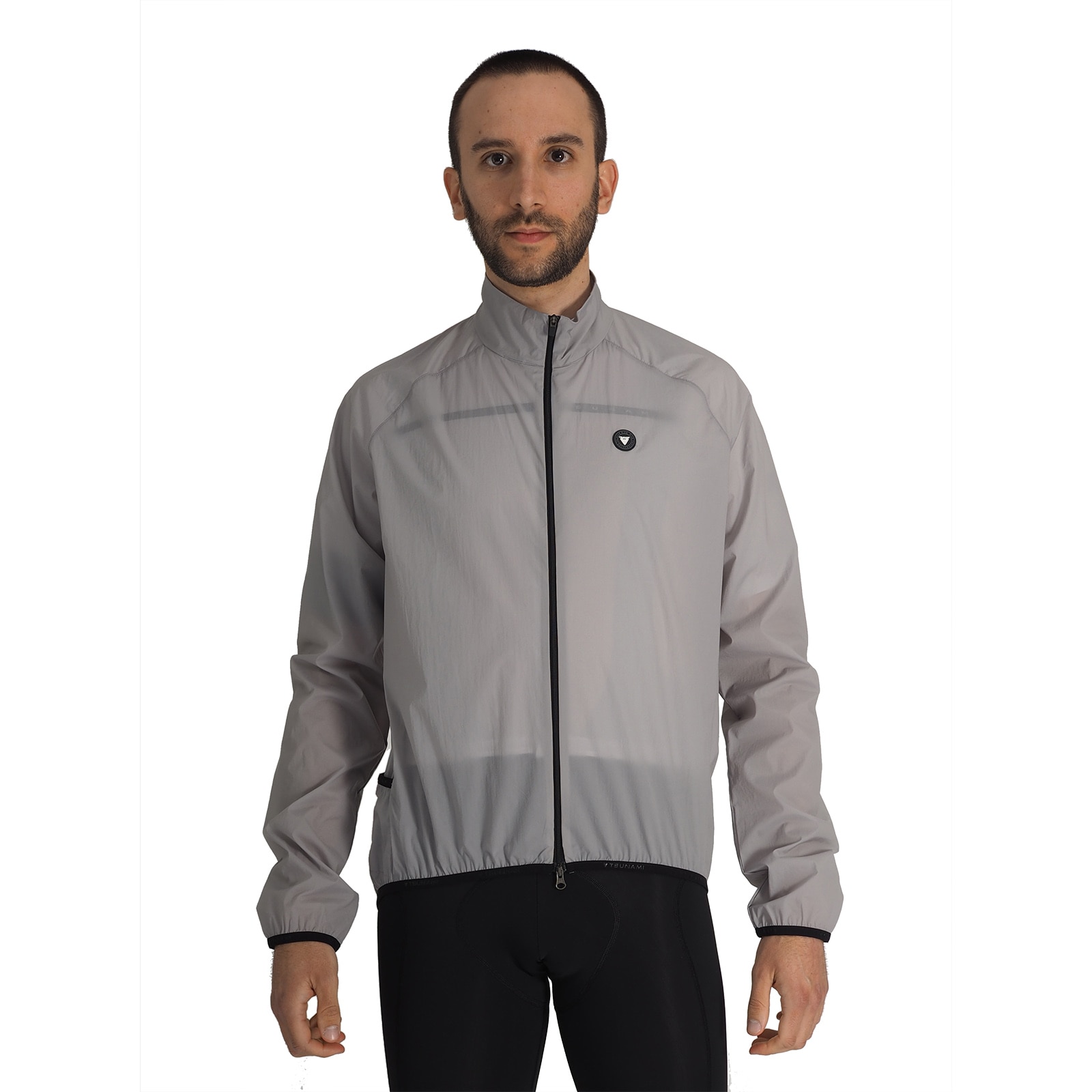 Tsunami Chaqueta de ciclismo de hombre Alsace Gris