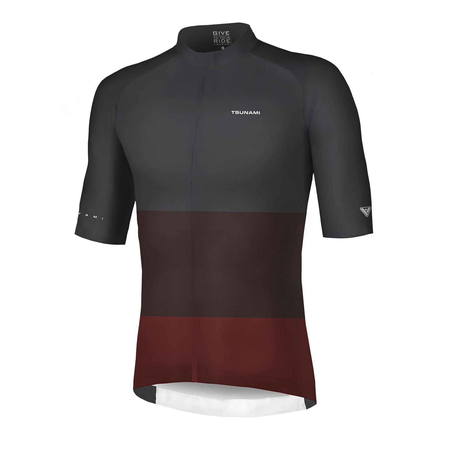 Imagen 0 de Maillot de ciclismo de hombre Garona Tsunami Gris oscuro
