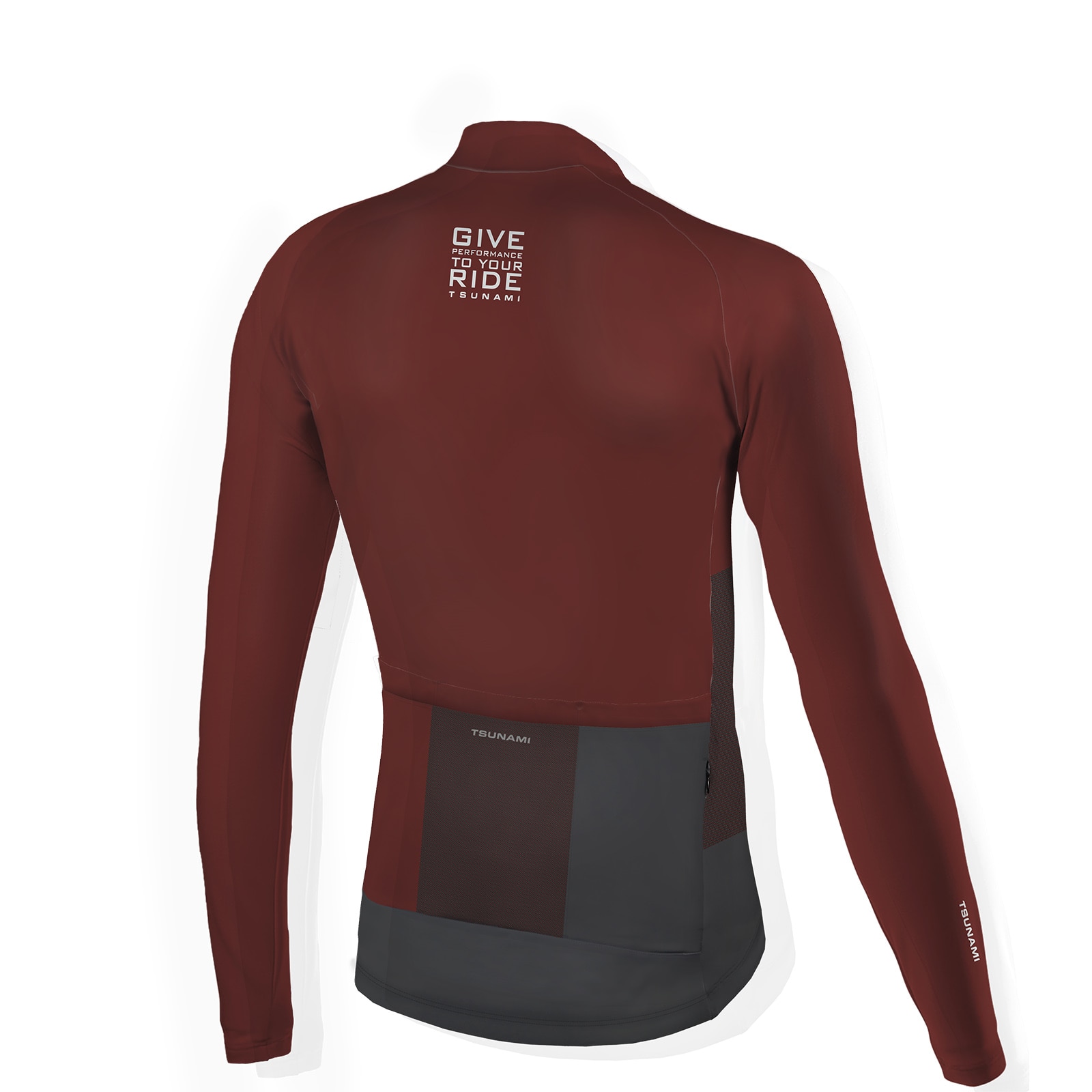 Maillot de ciclismo unisex Colomers Tsunami - Granate Granate-2