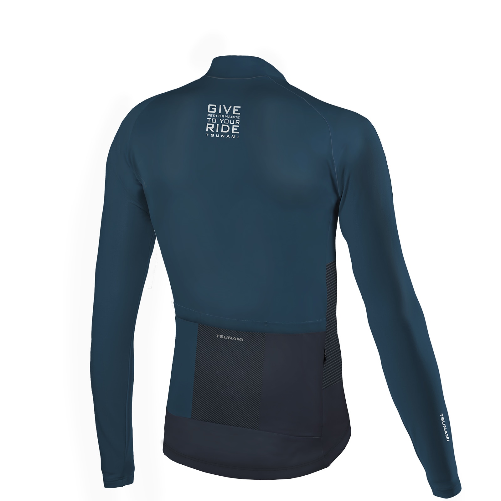 Maillot de ciclismo unisex Colomers Tsunami - Azul marino Azul marino-2