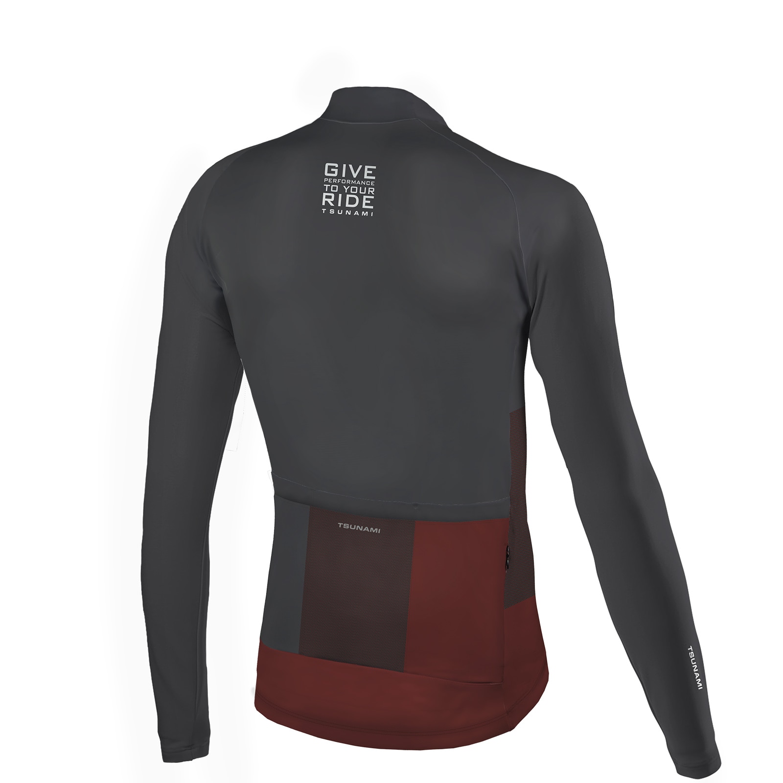 Maillot de ciclismo unisex Colomers Tsunami - Gris oscuro Gris oscuro-2