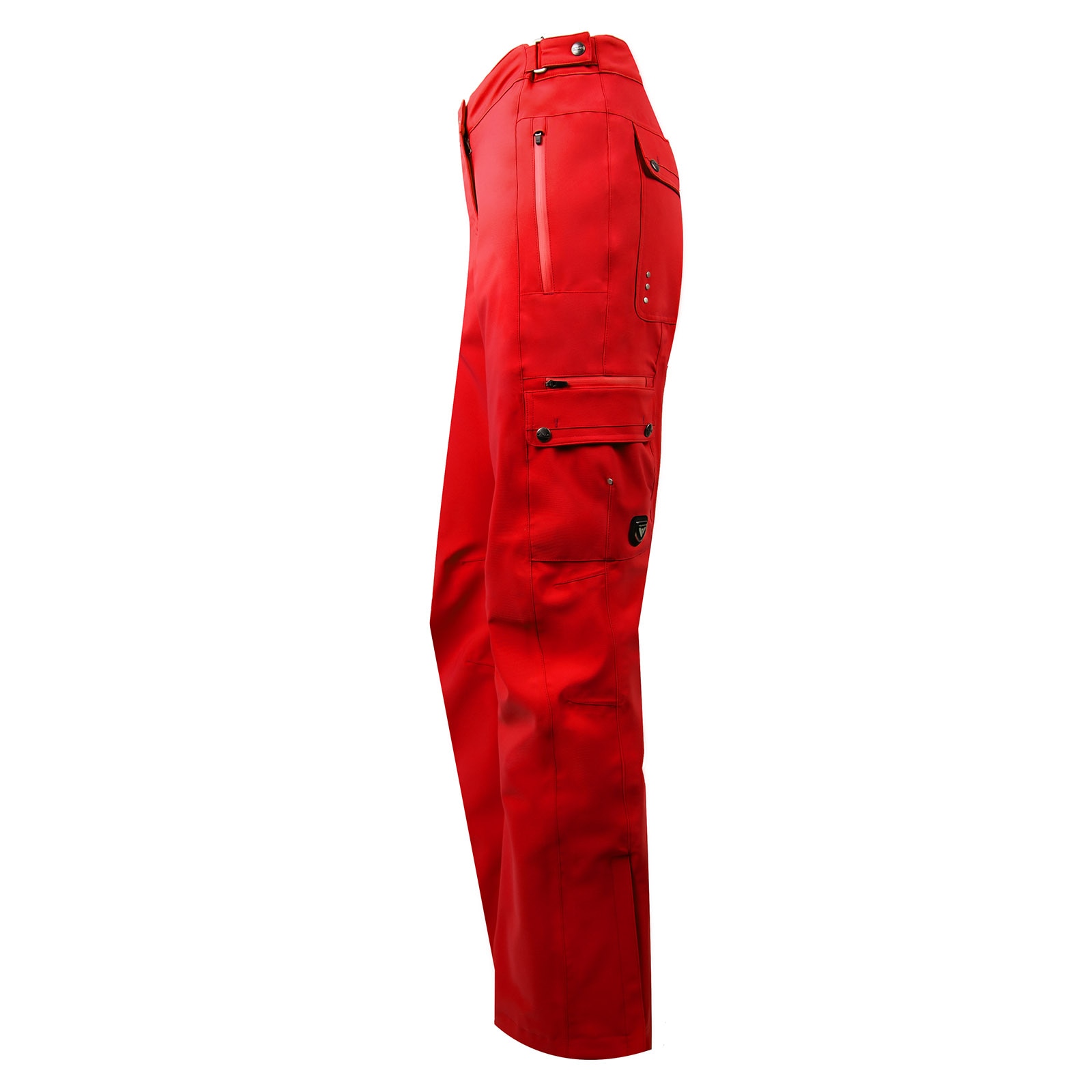 Pantalón de nieve de mujer Cargo Tsunami - Rojo Rojo-2