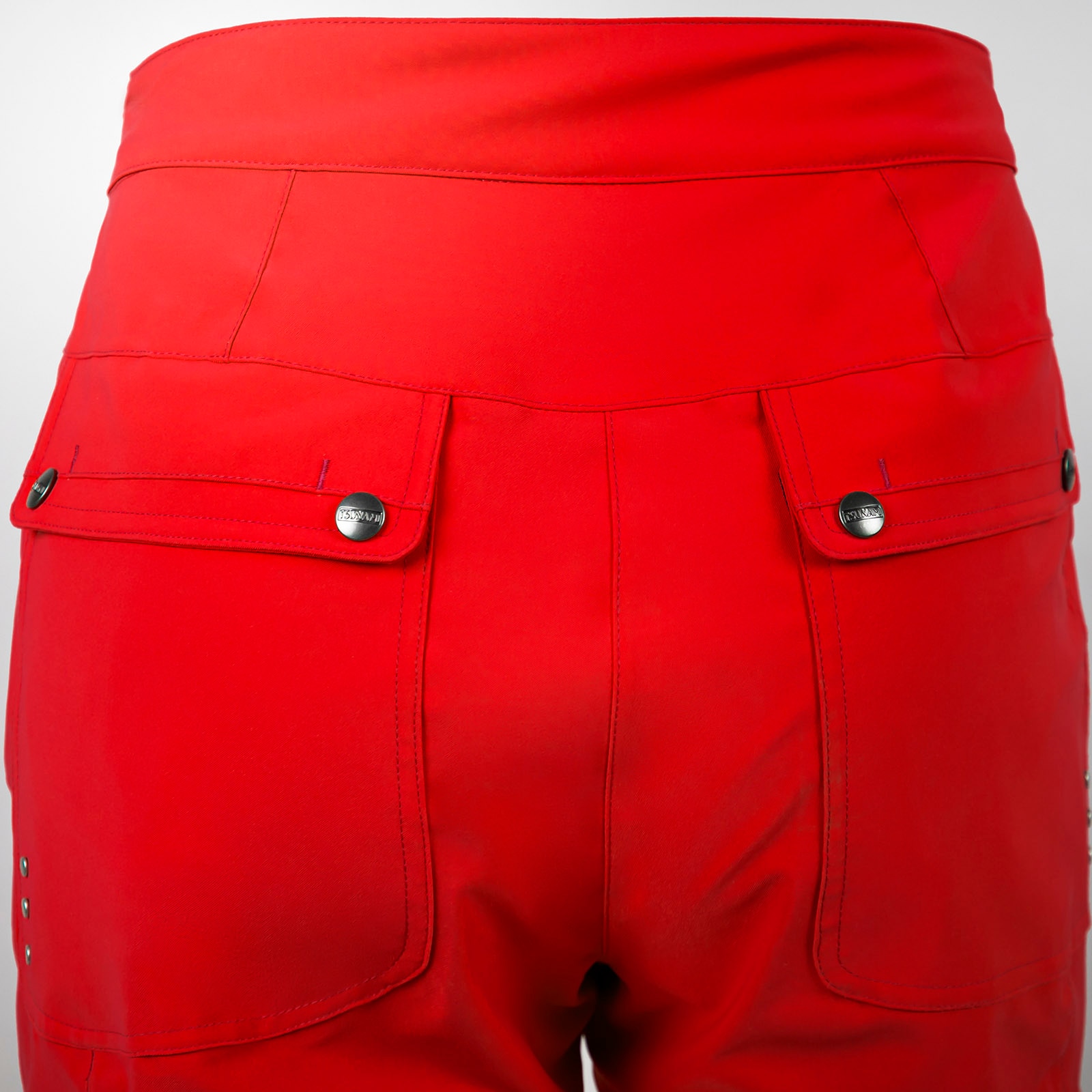 Pantalón de nieve de mujer Cargo Tsunami - Rojo Rojo-5