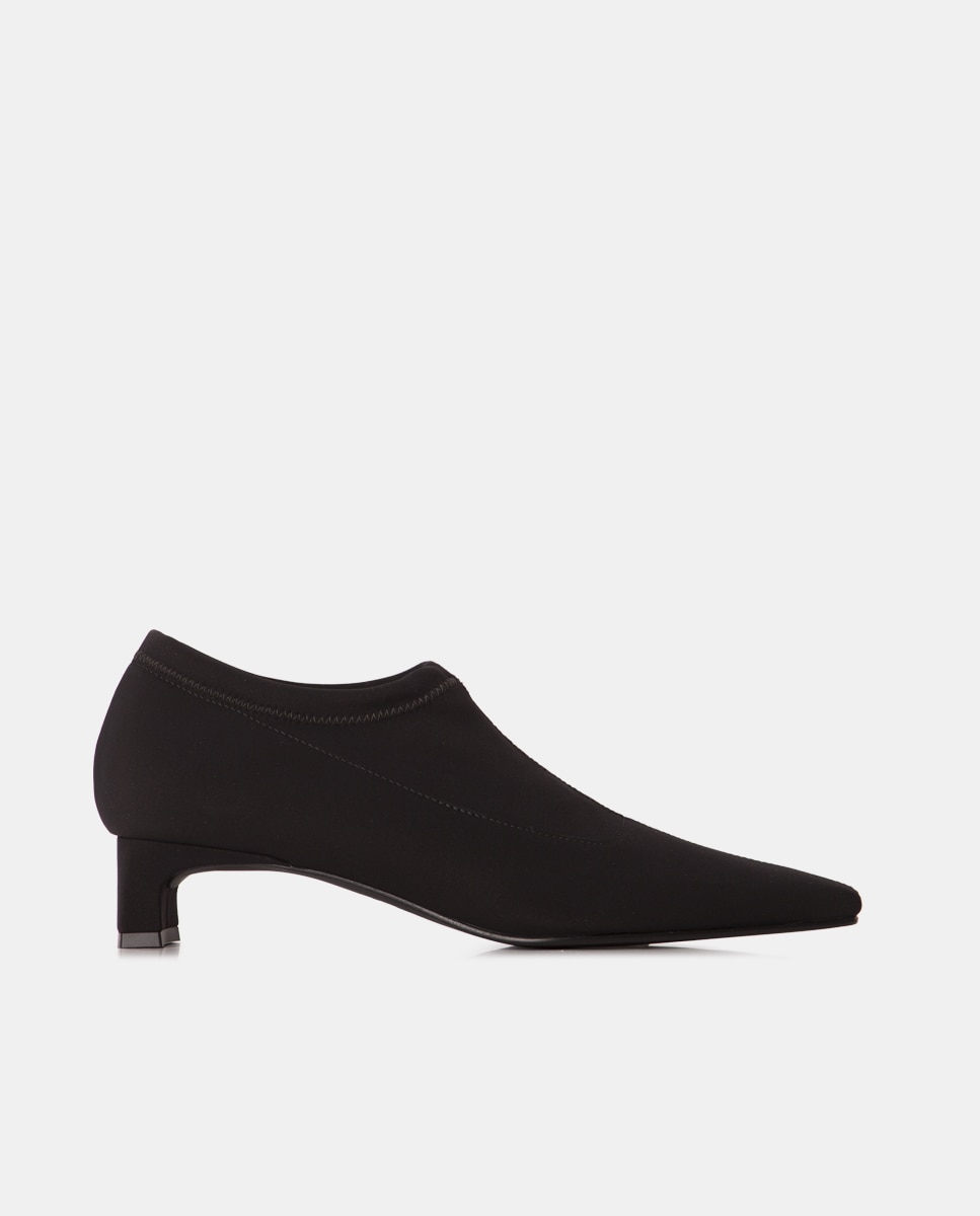 Zapatos de salón abotinados en tejido tecnológico elástico - Farrutx - Negro Negro-1