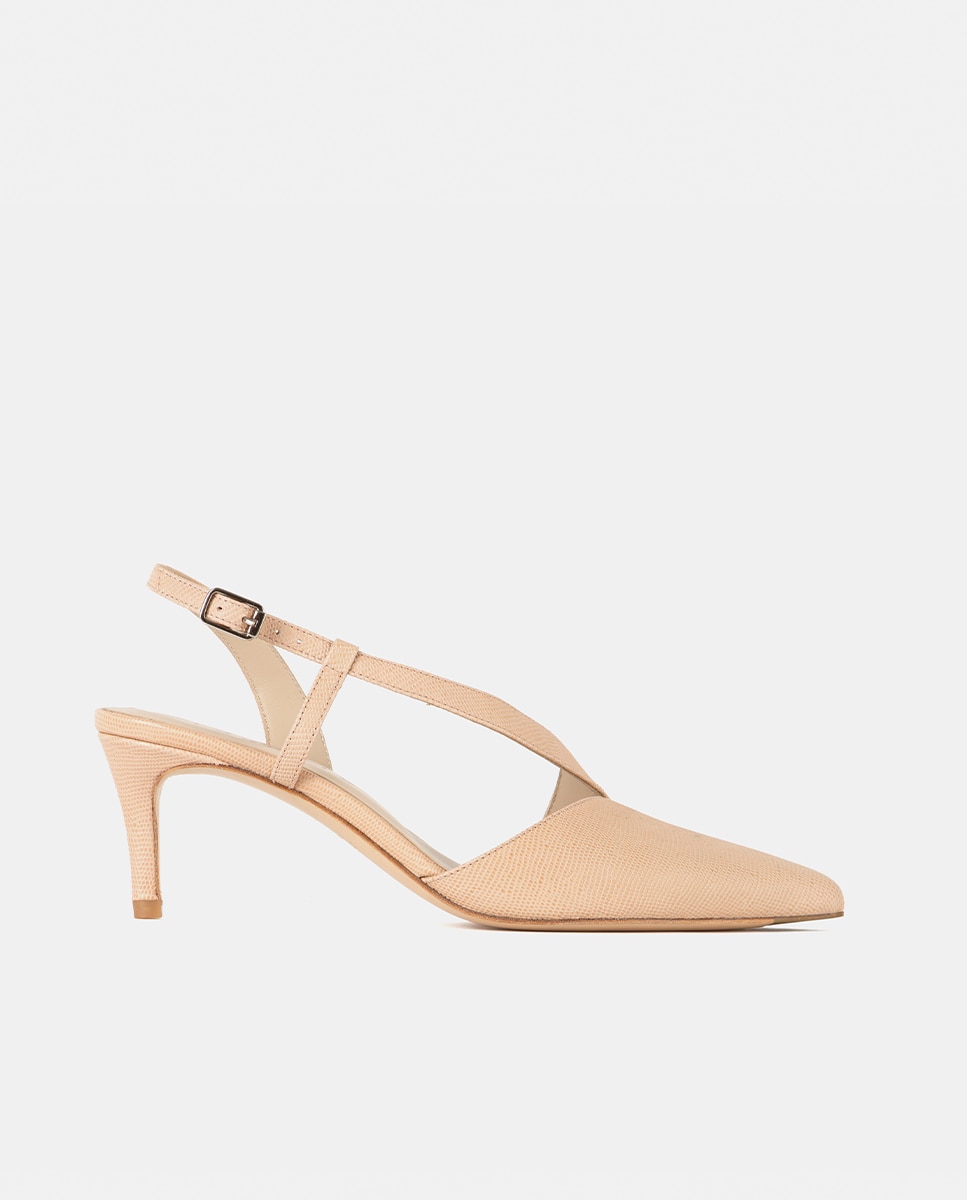 Farrutx - Zapatos de salón de mujer confeccionados en piel.