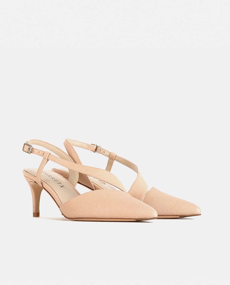 Zapatos de salón de mujer confeccionados en piel - Farrutx - Maquillaje Maquillaje-3